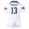 Maglia ufficiale Stati Uniti MORGAN 13 Casa Mondiali 2022 per Donna